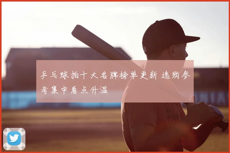 乒乓球拍十大名牌榜单更新 选购参考集中看点升温
